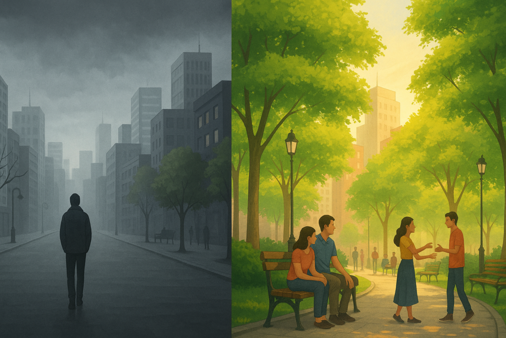 Loneliness in Cities