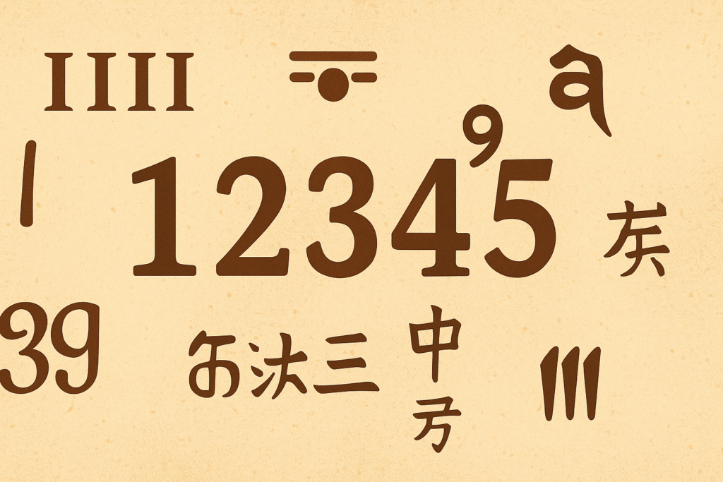 A Global History of Numbers