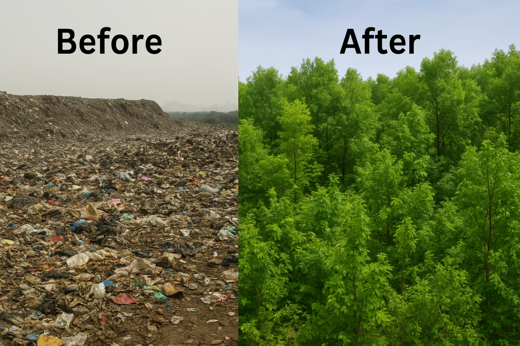 Mumbai’s Green Revolution How Garbage Dump Became a Forest