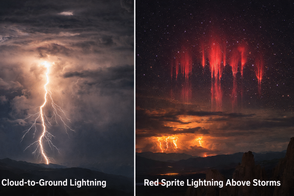 When the Sky Turned RedLightning We Weren’t Meant to See