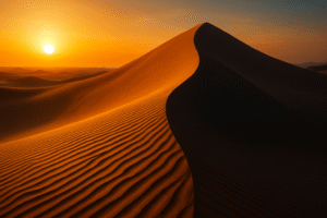 Physics of Sand Dunes Chaos into Order