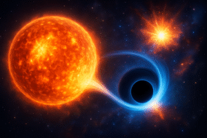 When a Star Tries to Eat a Black Hole