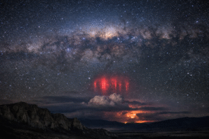 When the Sky Turned Red Lightning We Weren’t Meant to See