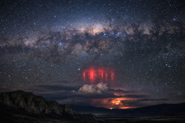 When the Sky Turned Red Lightning We Weren’t Meant to See