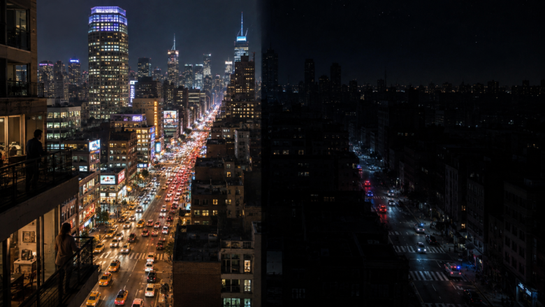 When the Lights Go Out, Civilization Is Revealed